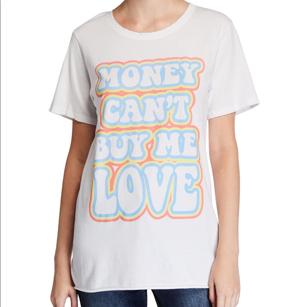 NWT RECYCLED KARMA MONEY CAN’T BUY ME LOVE TEE MEDIUM